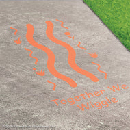 Together We™ Wiggle Inclusive Play Reusable Playground Stencil