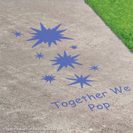 Together We™ Pop Inclusive Play Reusable Playground Stencil