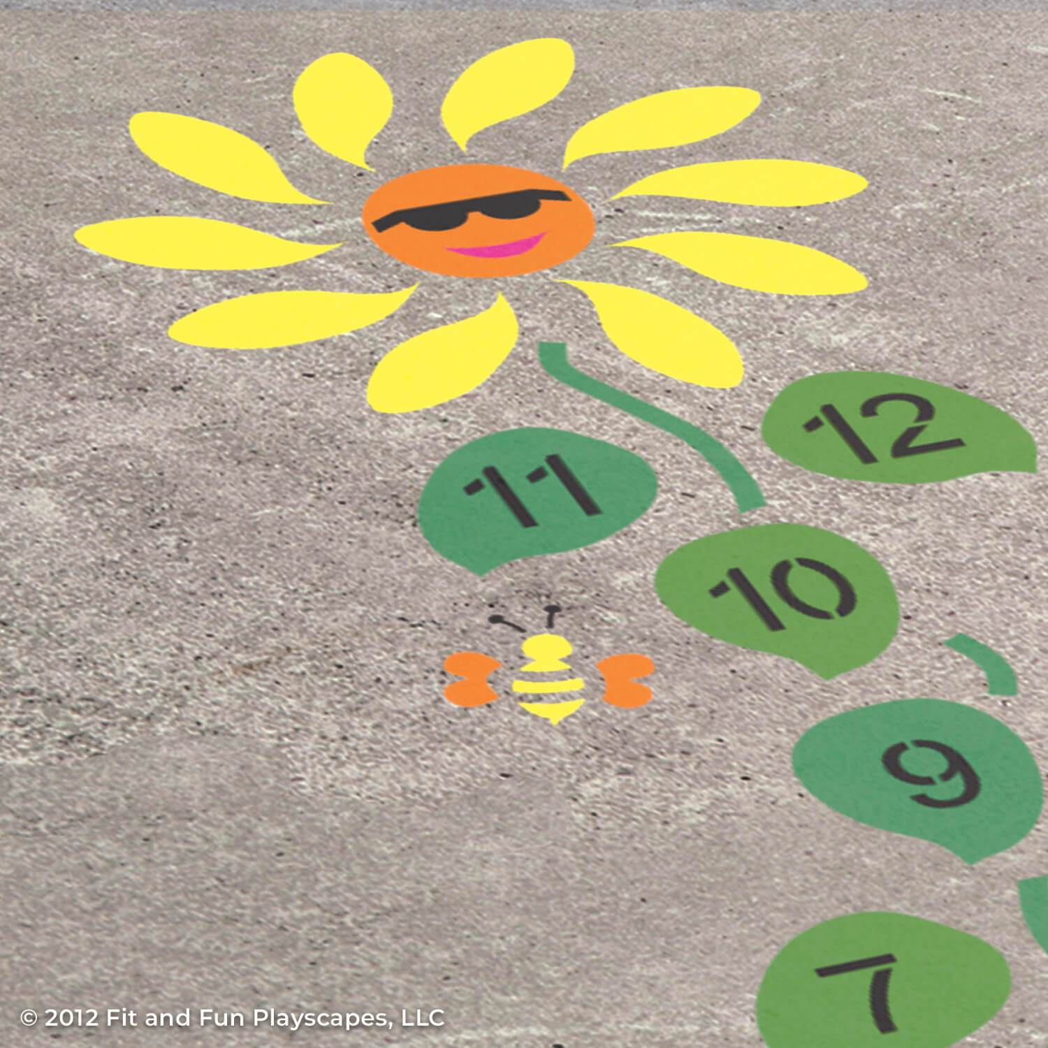 Daisy Hopscotch® Reusable Playground Stencil