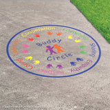 Buddy Circle™ Reusable Playground Stencil