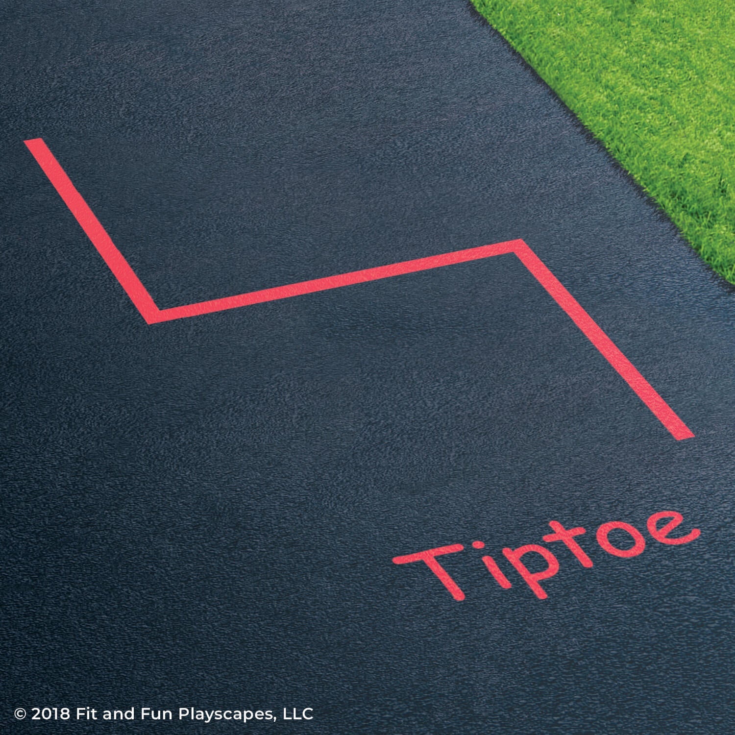 Fitness Activity Circuit Reusable Playground Stencil Package