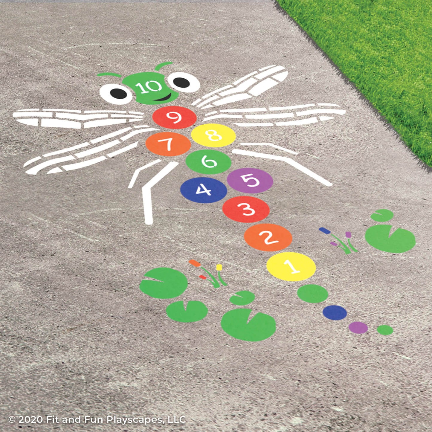 Nature Activity Circuit Reusable Playground Stencil Package