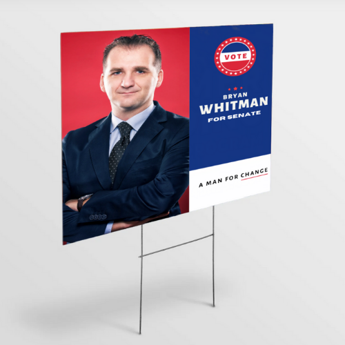 Custom Yard Signs with Stakes