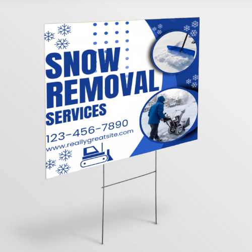 Custom Yard Signs with Stakes