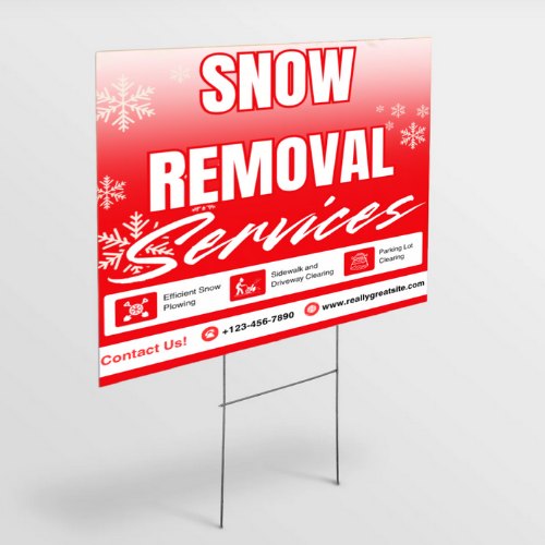 Custom Yard Signs with Stakes