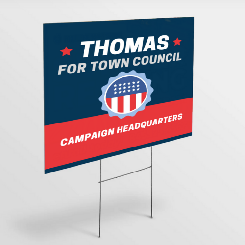 Custom Yard Signs with Stakes