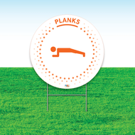 Planks Fitness Yard Sign