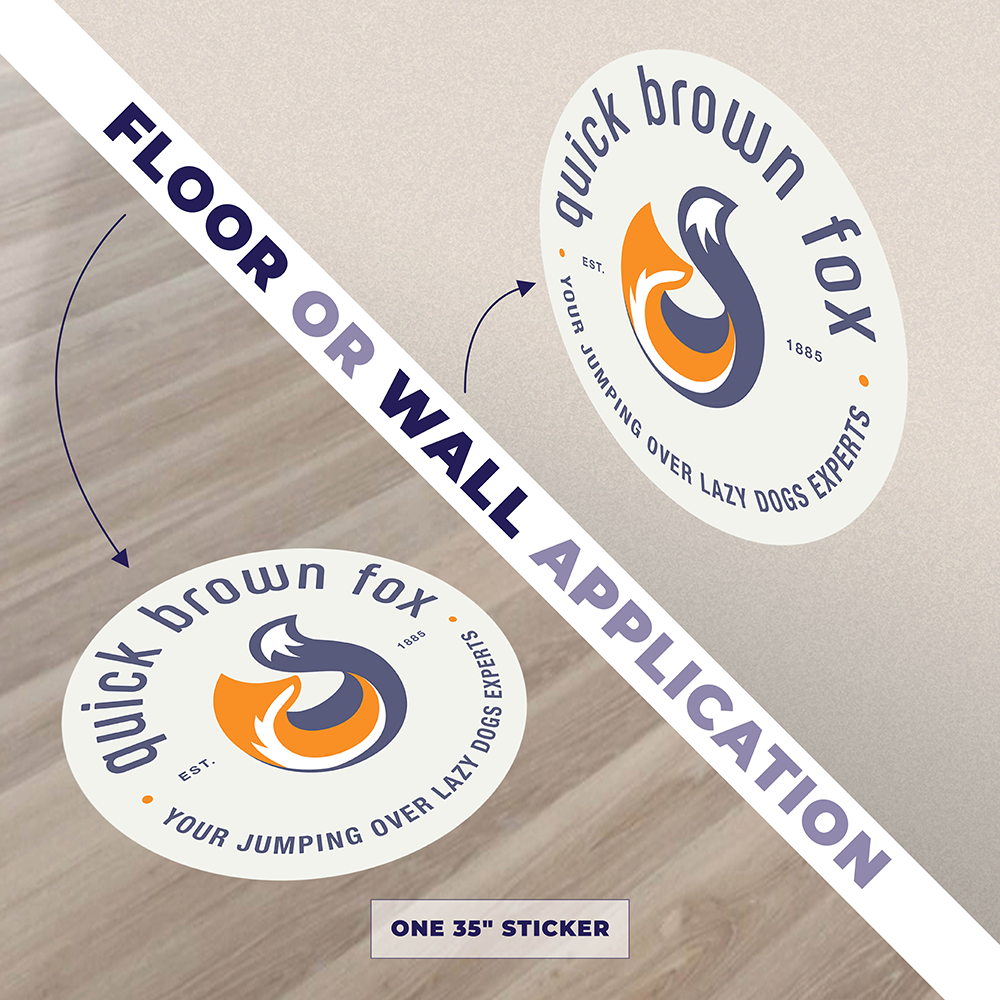 Custom Floor and Wall Decals - Vinyl 3M