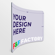 Formulate Master HC1 Horizontal Curve Fabric Backwall