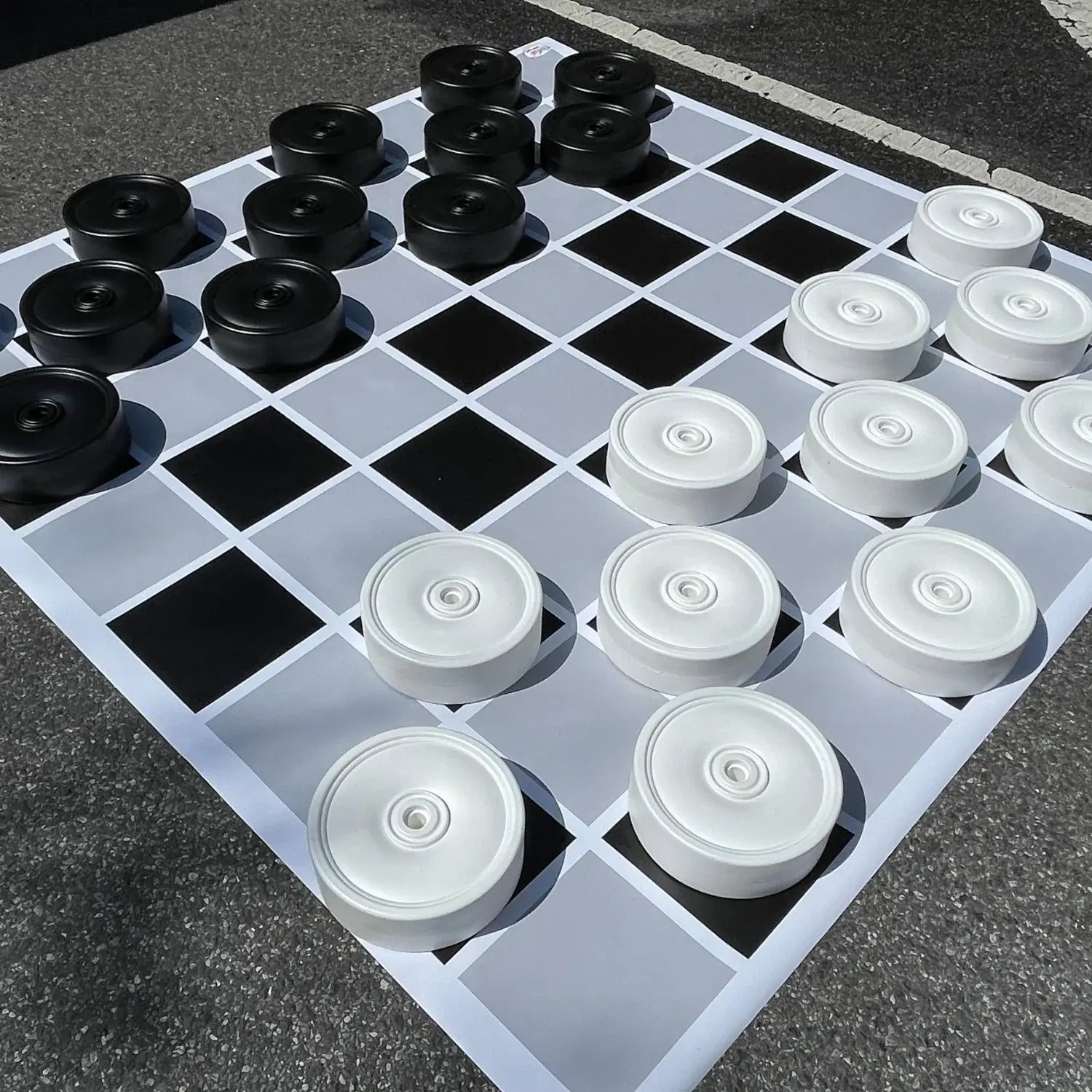 Large Checker Simple Giant Checkers Set – Fit and Fun Playscapes LLC