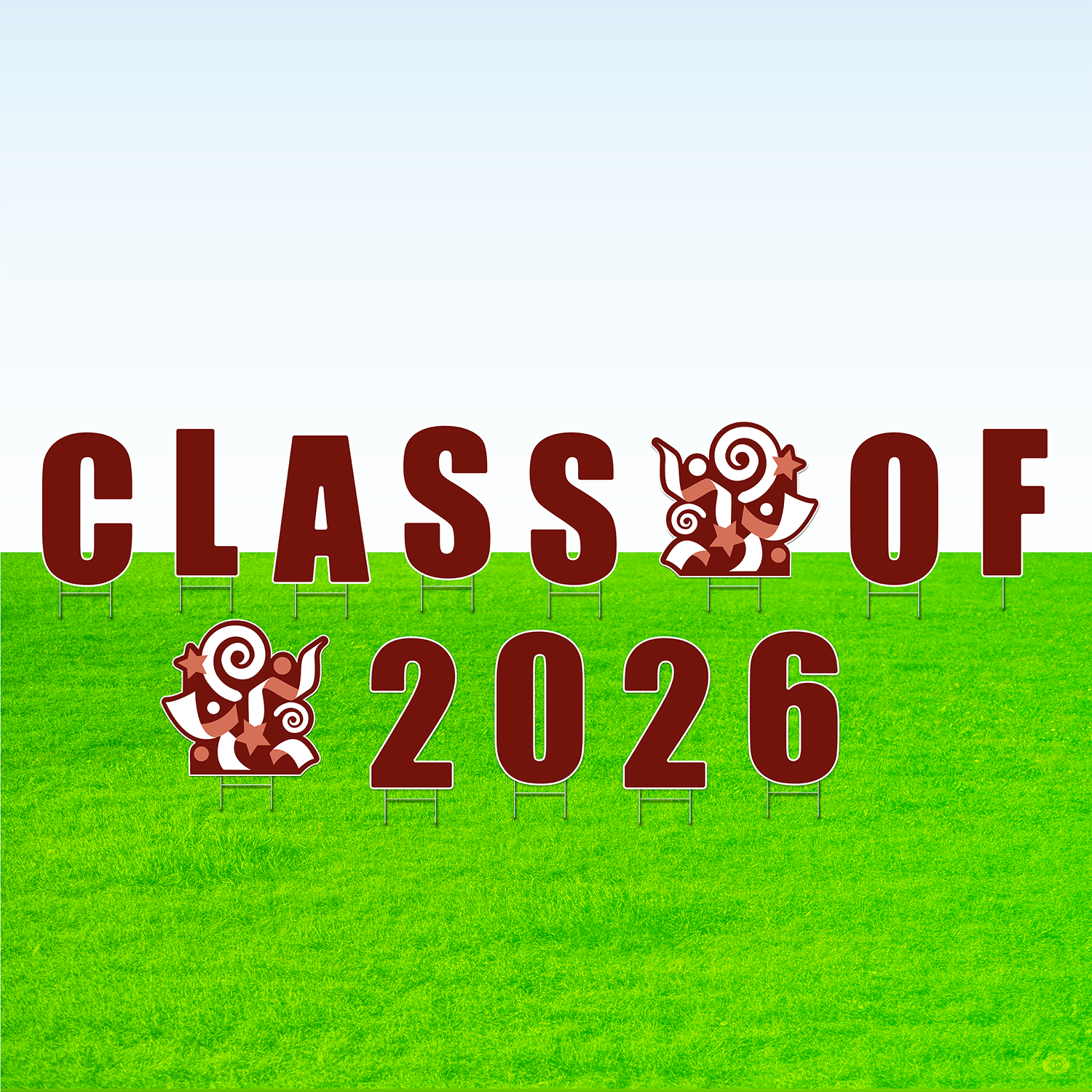 Class of 2026! Lawn Letter Package- 30 inches High
