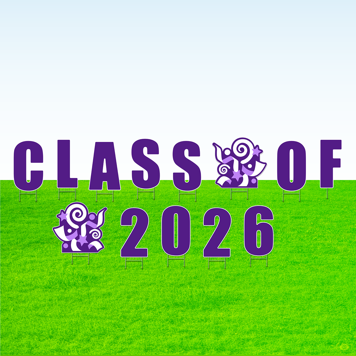 Class of 2026! Lawn Letter Package- 30 inches High
