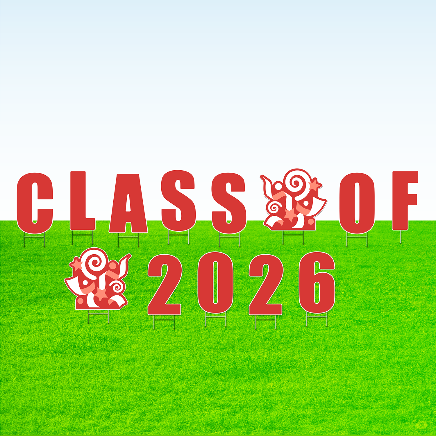 Class of 2026! Lawn Letter Package- 30 inches High