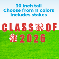 Class of 2026! Lawn Letter Package- 30 inches High