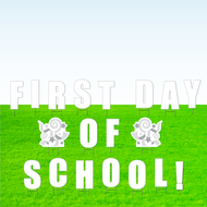 First Day of School! Lawn Letter Package- 30 inches High