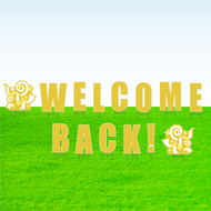 Welcome Back! Lawn Letter Package- 30 inches High