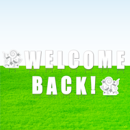 Welcome Back! Lawn Letter Package- 30 inches High
