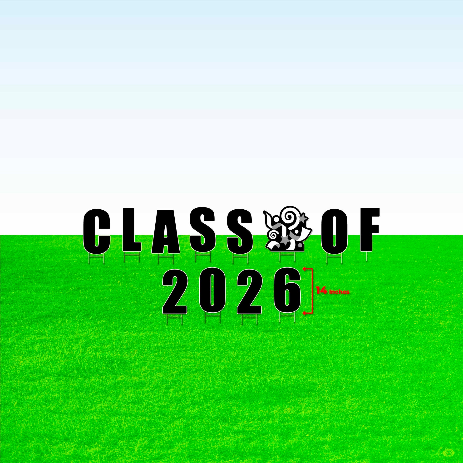 Class of 2026! Lawn Letter Package- 14 inch, 22 inch, or 30 inch High