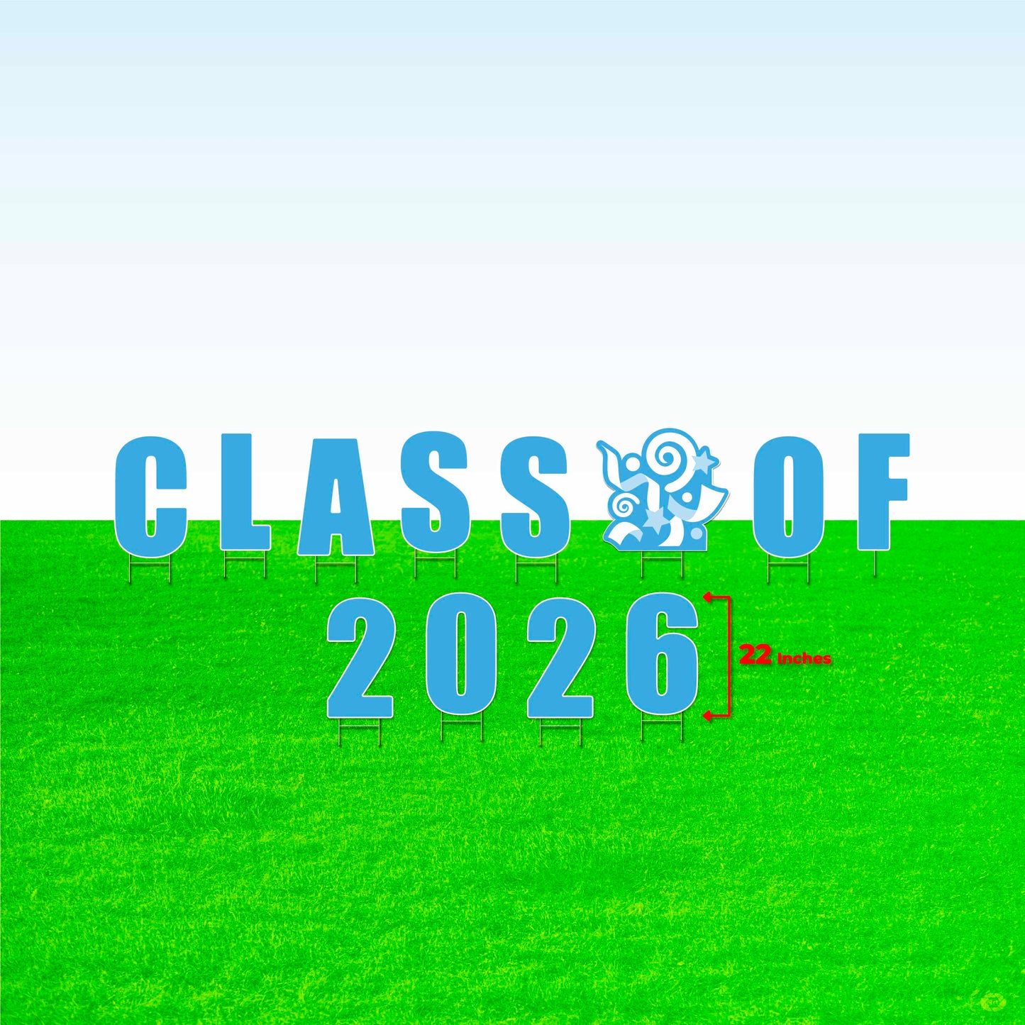 Class of 2026! Lawn Letter Package- 14 inch, 22 inch, or 30 inch High