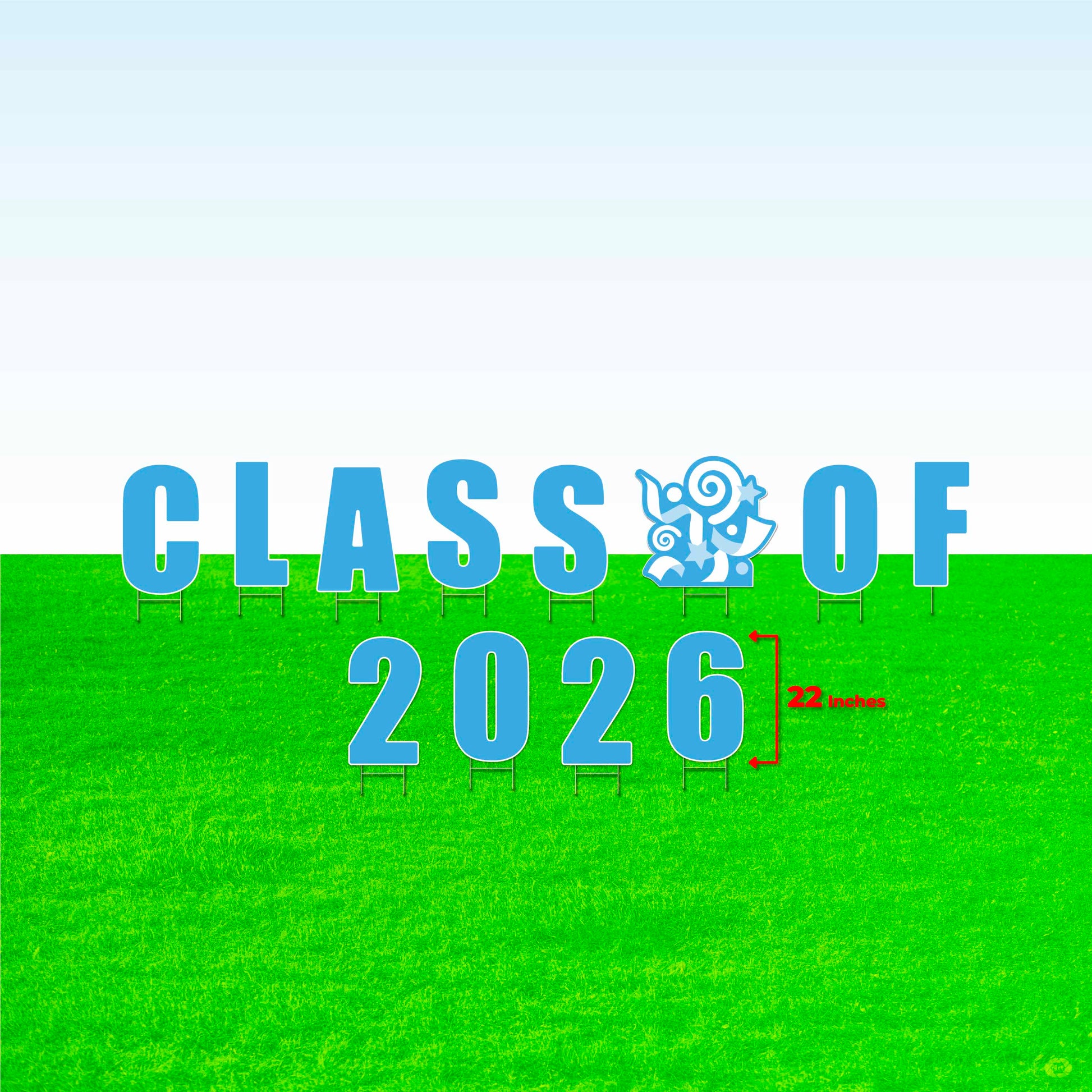 Class of 2026! Lawn Letter Package- 14 inch, 22 inch, or 30 inch High