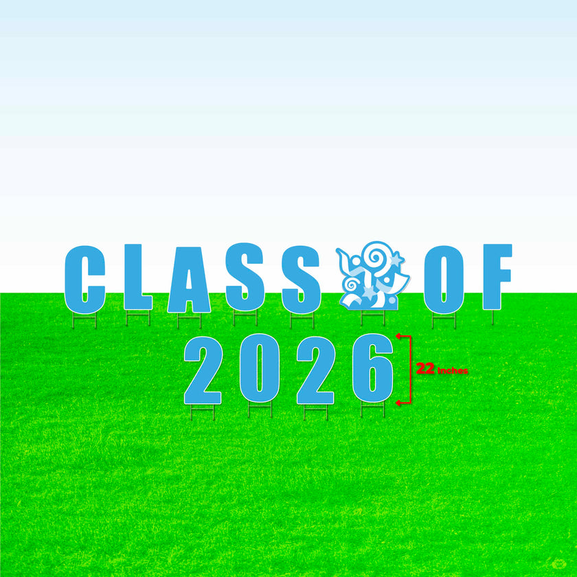 Class of 2026! Lawn Letter Package- 14 inch, 22 inch, or 30 inch High