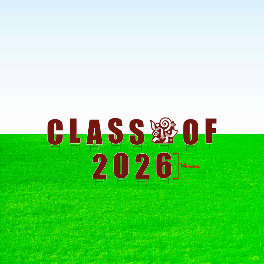 Class of 2026! Lawn Letter Package- 14 inch, 22 inch, or 30 inch High