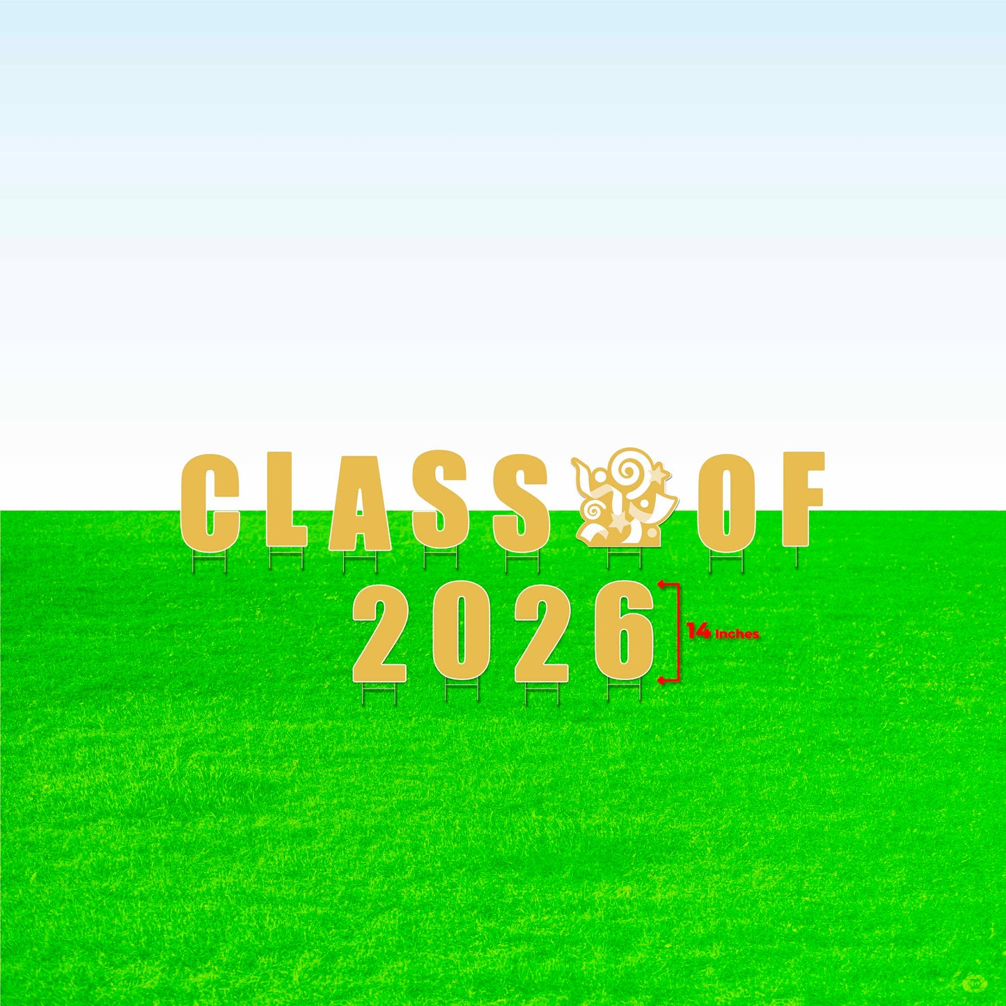 Class of 2026! Lawn Letter Package- 14 inch, 22 inch, or 30 inch High