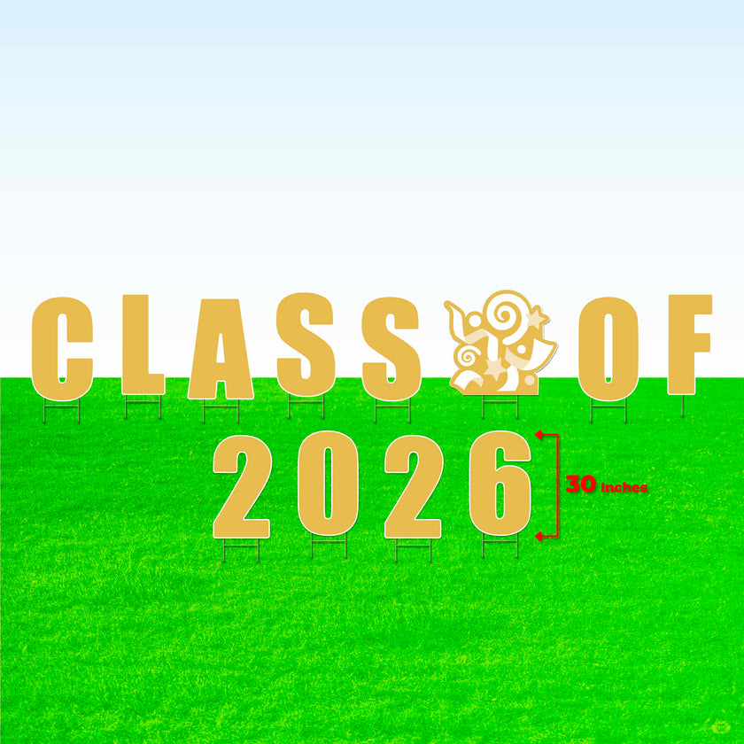 Class of 2026! Lawn Letter Package- 14 inch, 22 inch, or 30 inch High