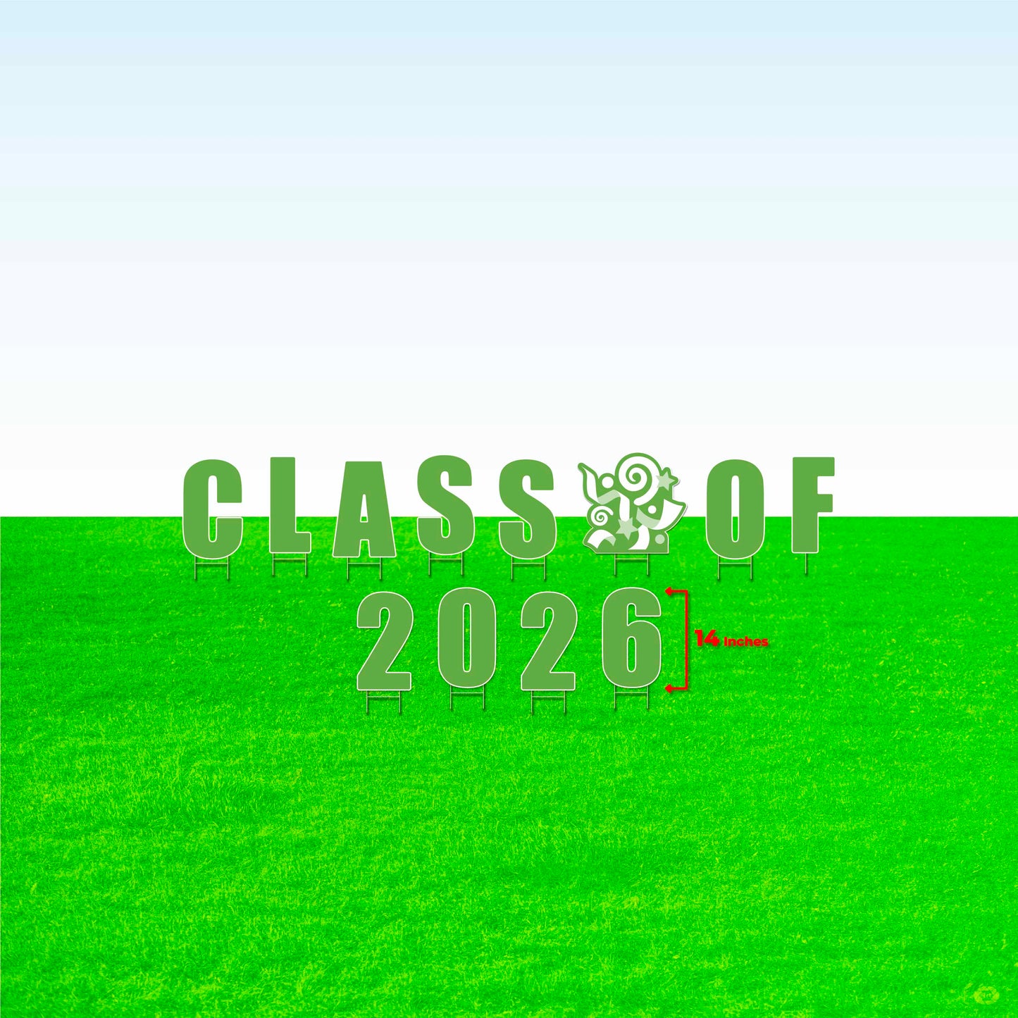 Class of 2026! Lawn Letter Package- 14 inch, 22 inch, or 30 inch High