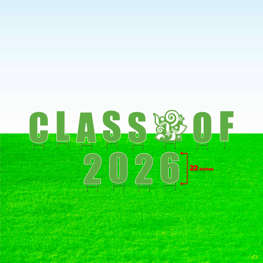 Class of 2026! Lawn Letter Package- 14 inch, 22 inch, or 30 inch High