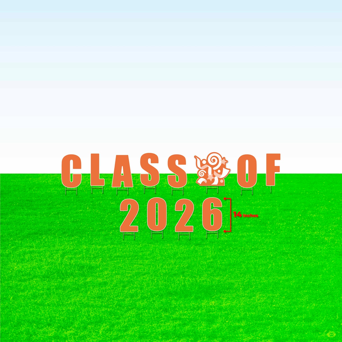 Class of 2026! Lawn Letter Package- 14 inch, 22 inch, or 30 inch High