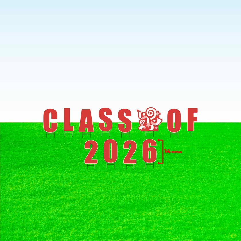 Class of 2026! Lawn Letter Package- 14 inch, 22 inch, or 30 inch High