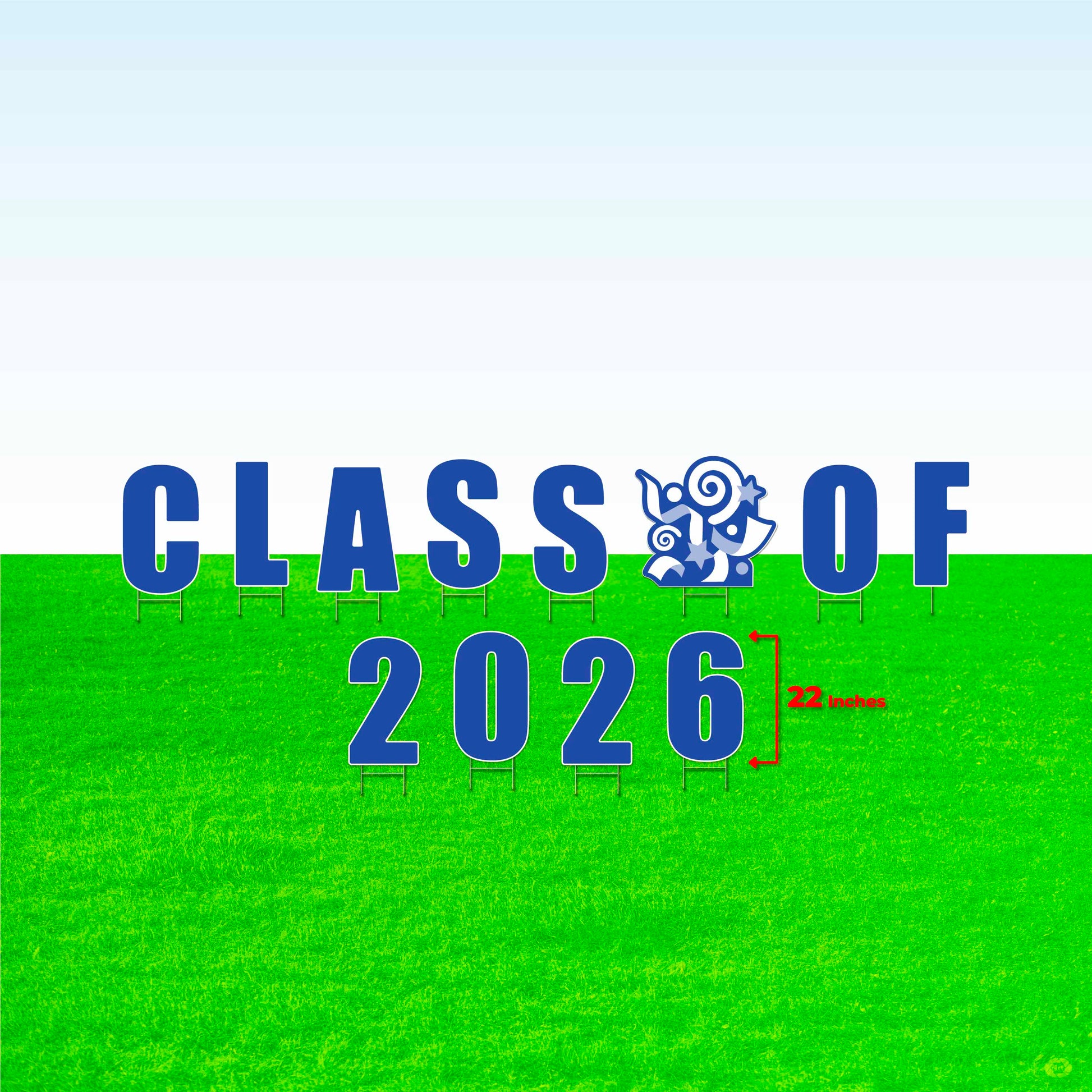 Class of 2026! Lawn Letter Package- 14 inch, 22 inch, or 30 inch High