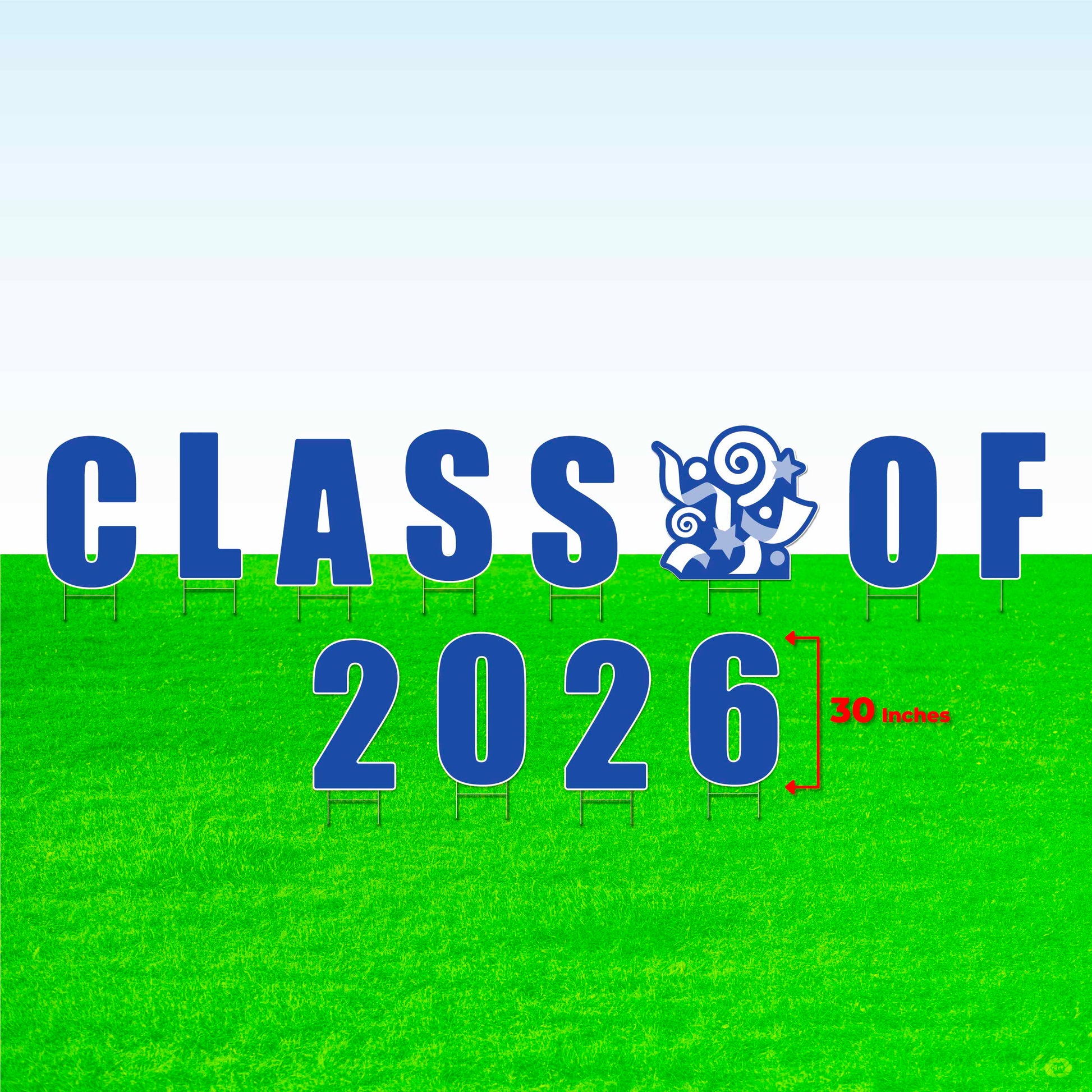Class of 2026! Lawn Letter Package- 14 inch, 22 inch, or 30 inch High