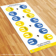 Spanish Peace Path by Soul Shoppe® Roll-Out Activities® | Portable Conflict Resolution Mat for Schools