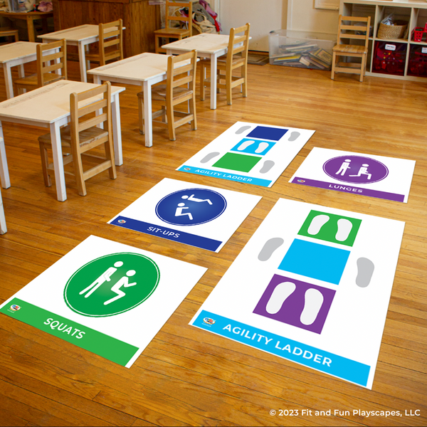 Fitness Space Saver Roll-Out Activity® – Fit and Fun Playscapes LLC