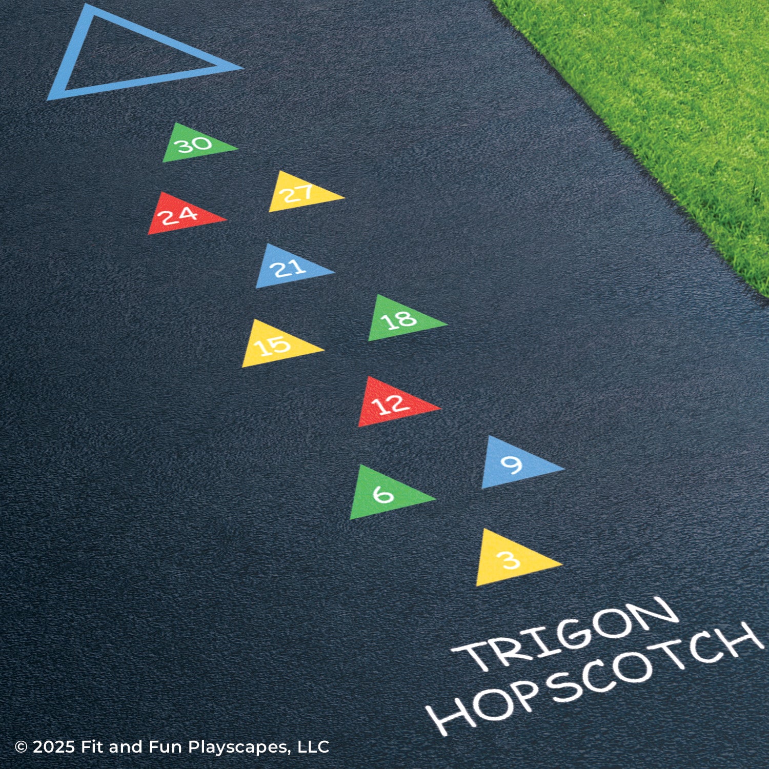 Trigon Skip Count Geometry Hopscotch