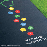 Pentagon Skip Count Geometry Hopscotch