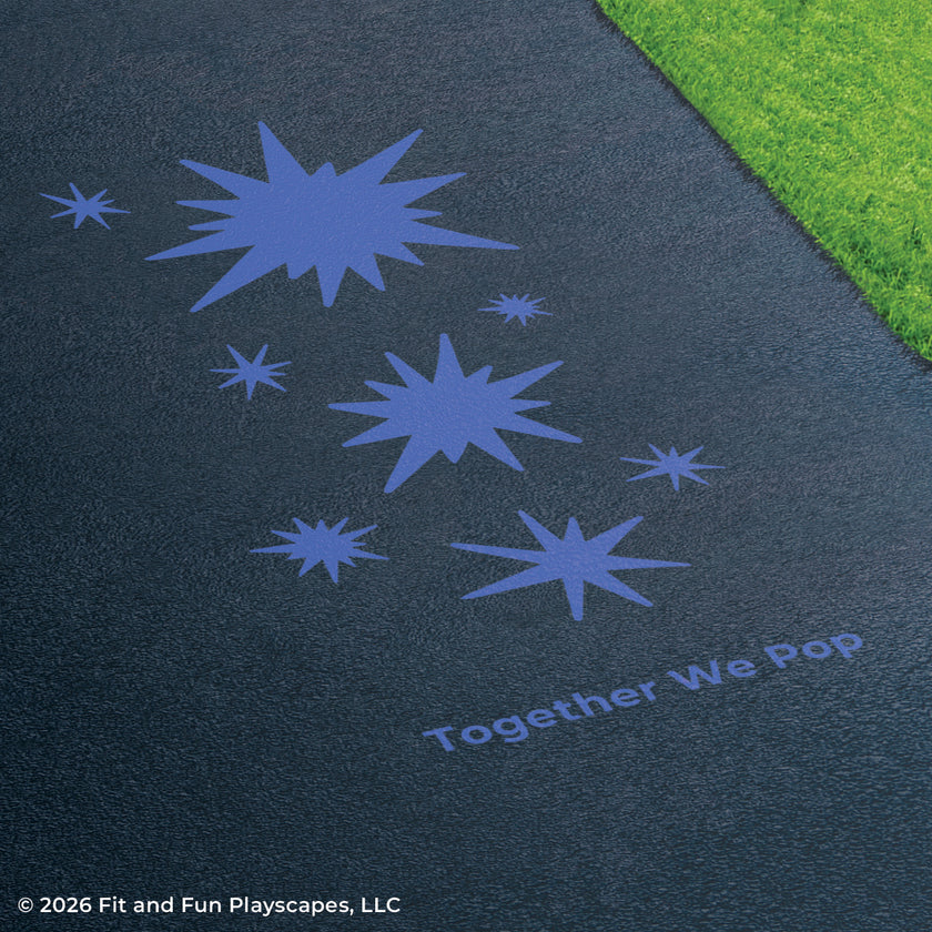 Together We™ Pop Inclusive Play Reusable Playground Stencil