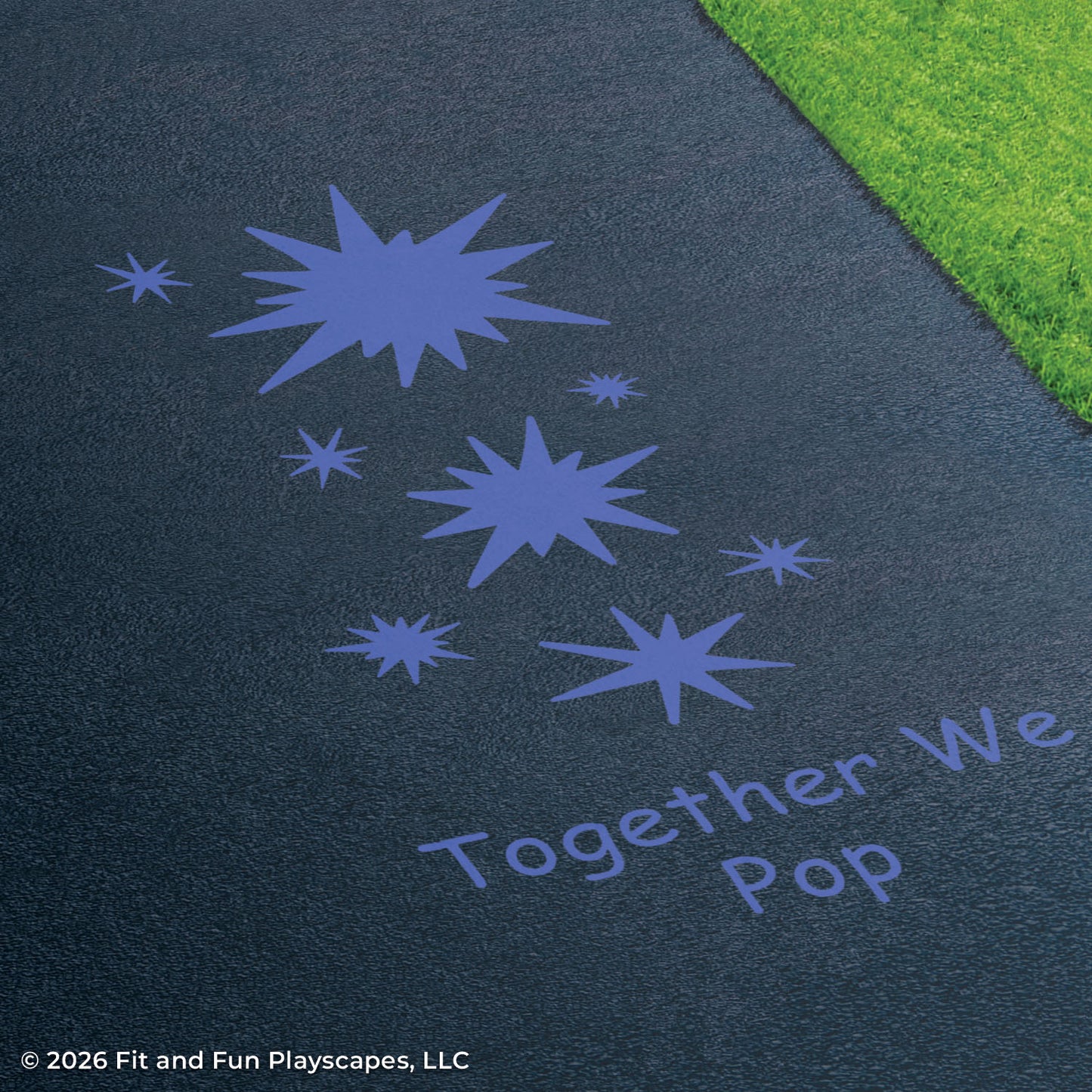 Together We™ Pop Inclusive Play Reusable Playground Stencil