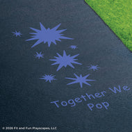 Together We™ Pop Inclusive Play Reusable Playground Stencil