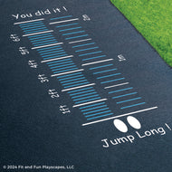 Jump Long! Reusable Stencil