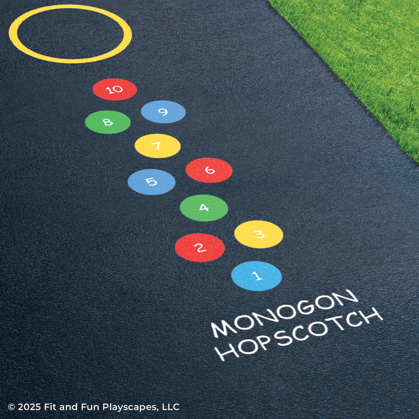 Monogon Skip Count Geometry Hopscotch