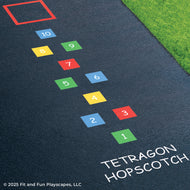 Tetragon Skip Count Geometry Hopscotch
