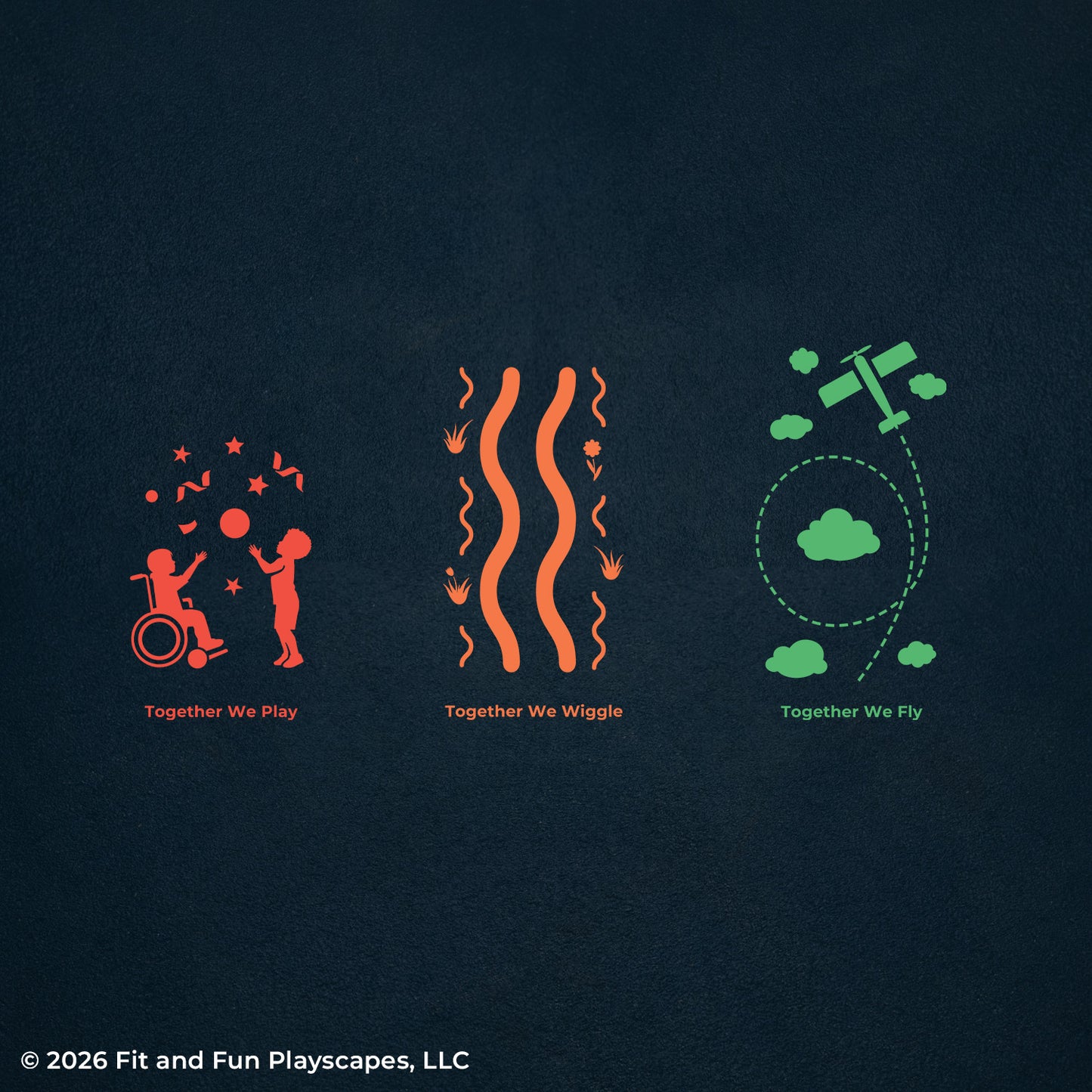 Inclusive Playground Stencil Package | Together We™ Collection