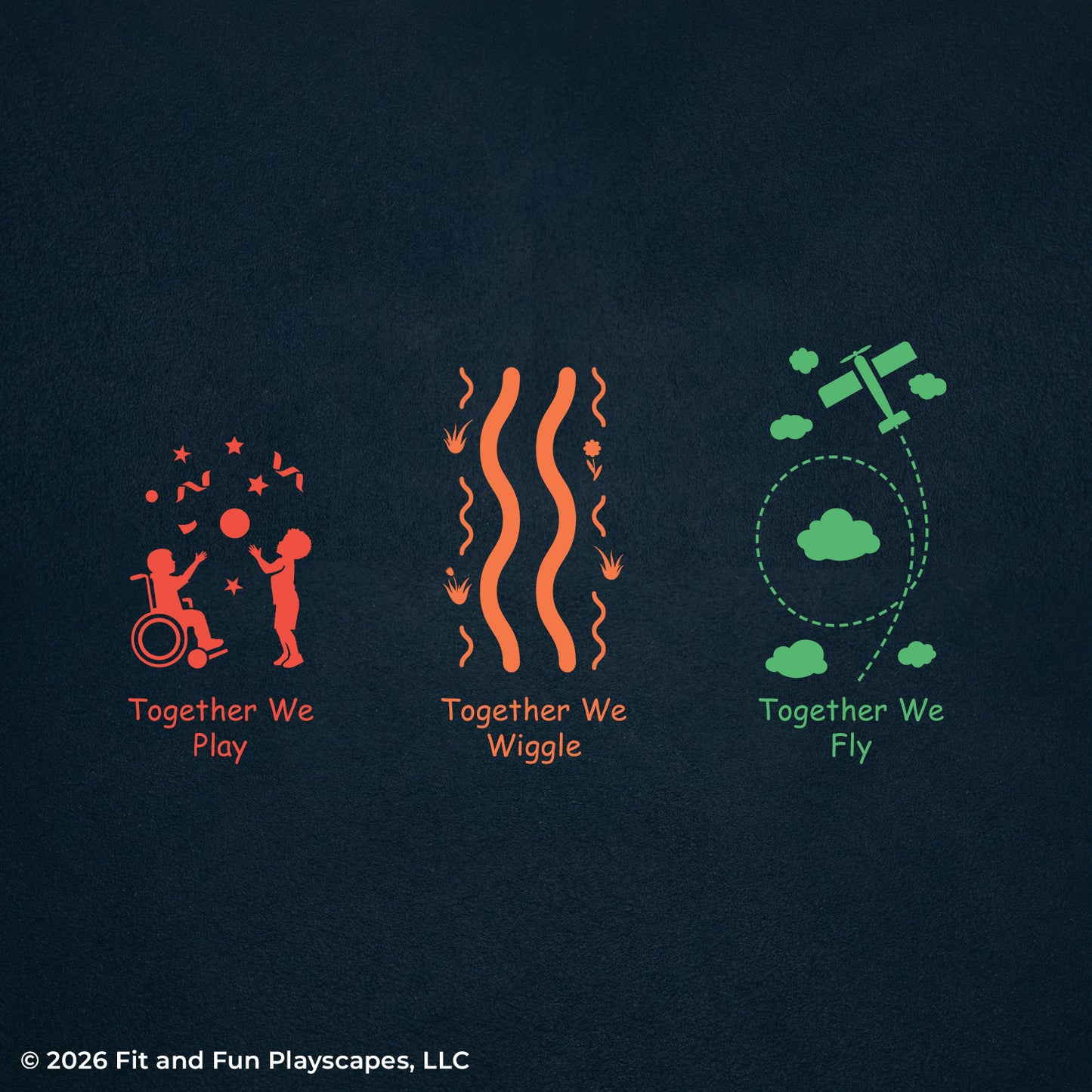 Inclusive Playground Stencil Package | Together We™ Collection