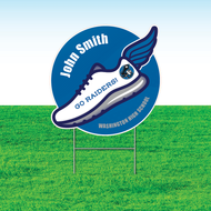 Cross Country Team Yard Signs, Rectangular or Contour Cut, Customizable