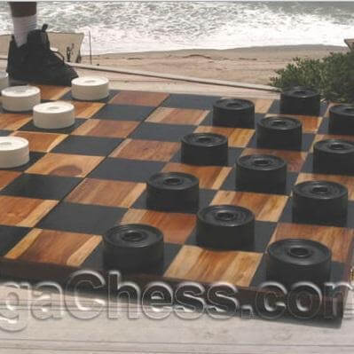 Custom MegaChess 4 Inch Plastic Giant Checkers