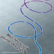 French Tiptoe Loop® Super Stickers®