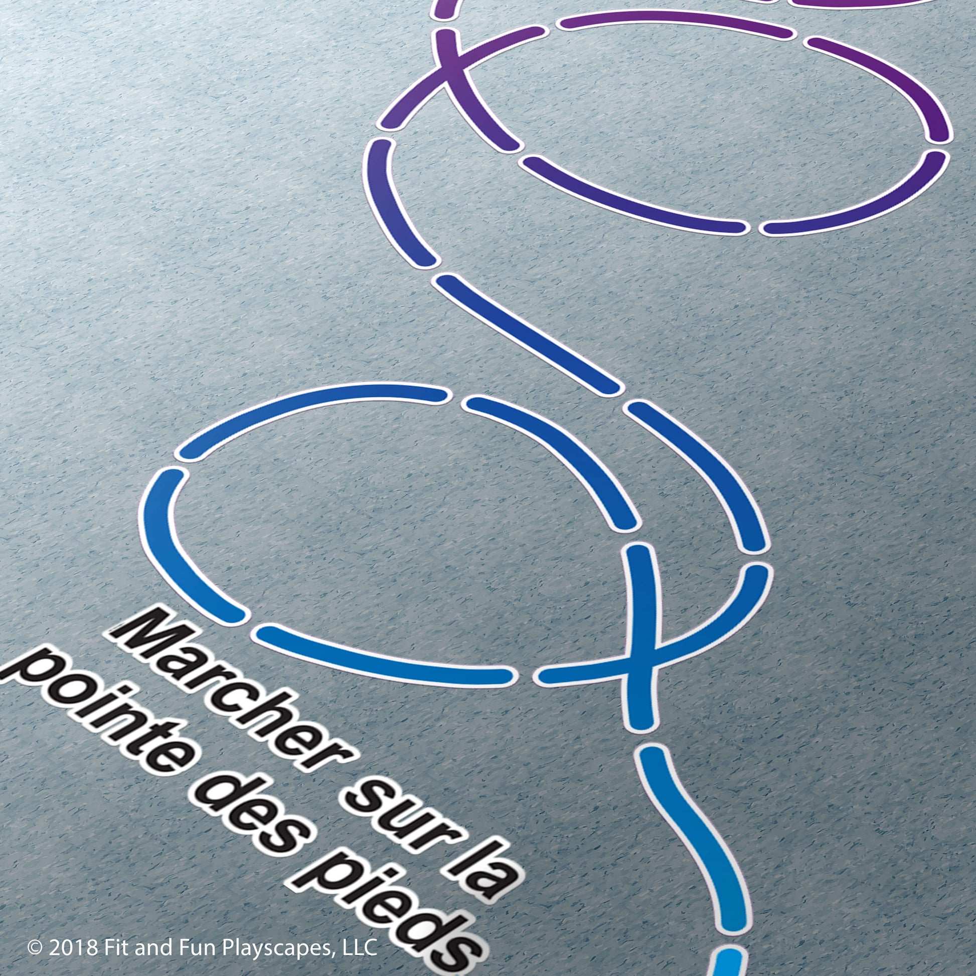 French Tiptoe Loop® Super Stickers®